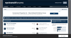 Desktop Screenshot of nyctransitforums.com